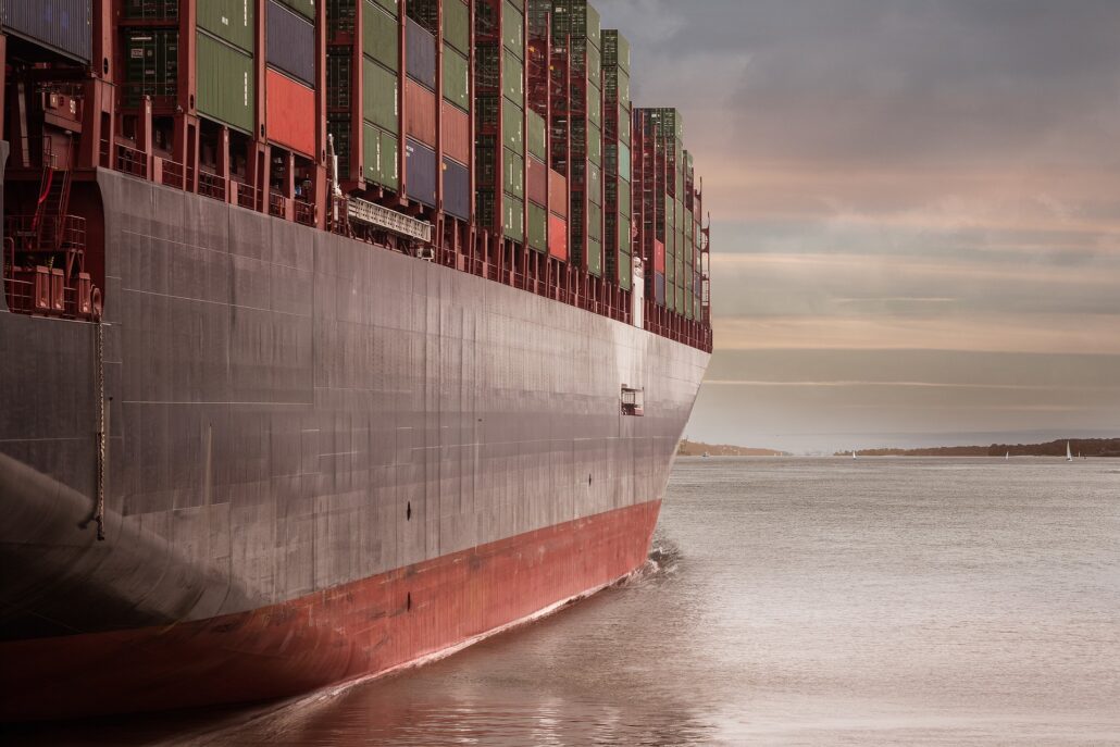 Dozens of container ships have been waiting to unload their goods in American ports